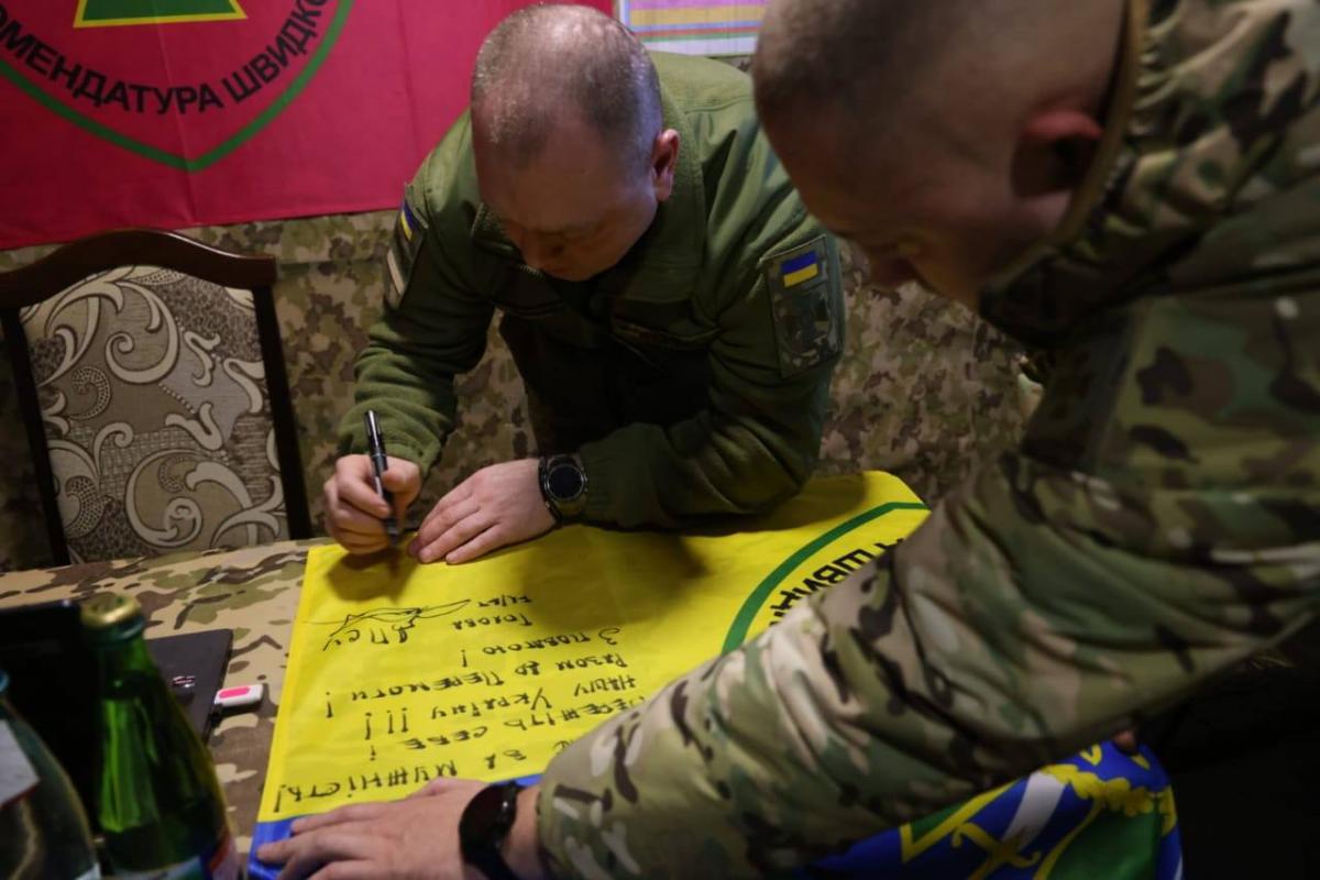 Председатель Госпогранслужбы Сергей Дейнеко встретил Новый год на фронте