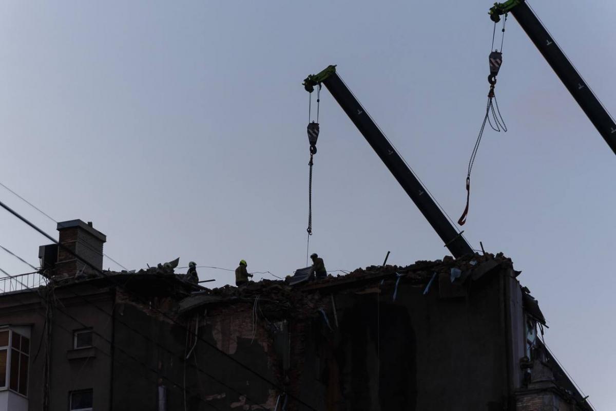 Наслідки удару РФ по Києву