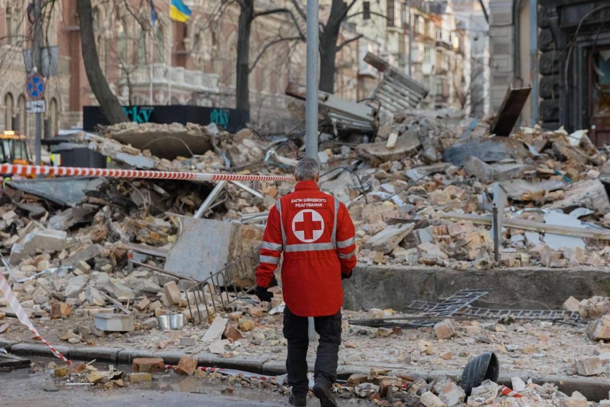 Наслідки удару РФ по Києву