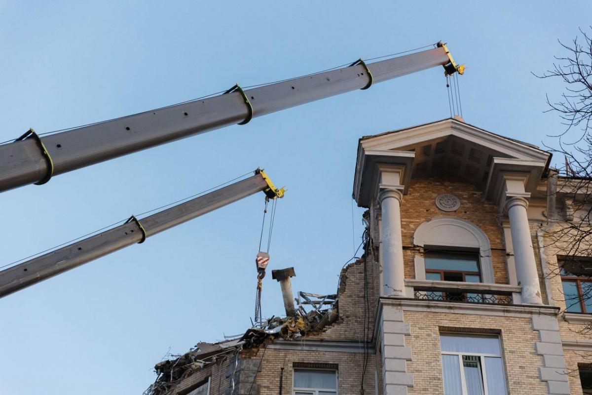 Наслідки удару РФ по Києву