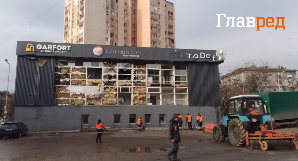 Наслідки удару по Києву 18 січня