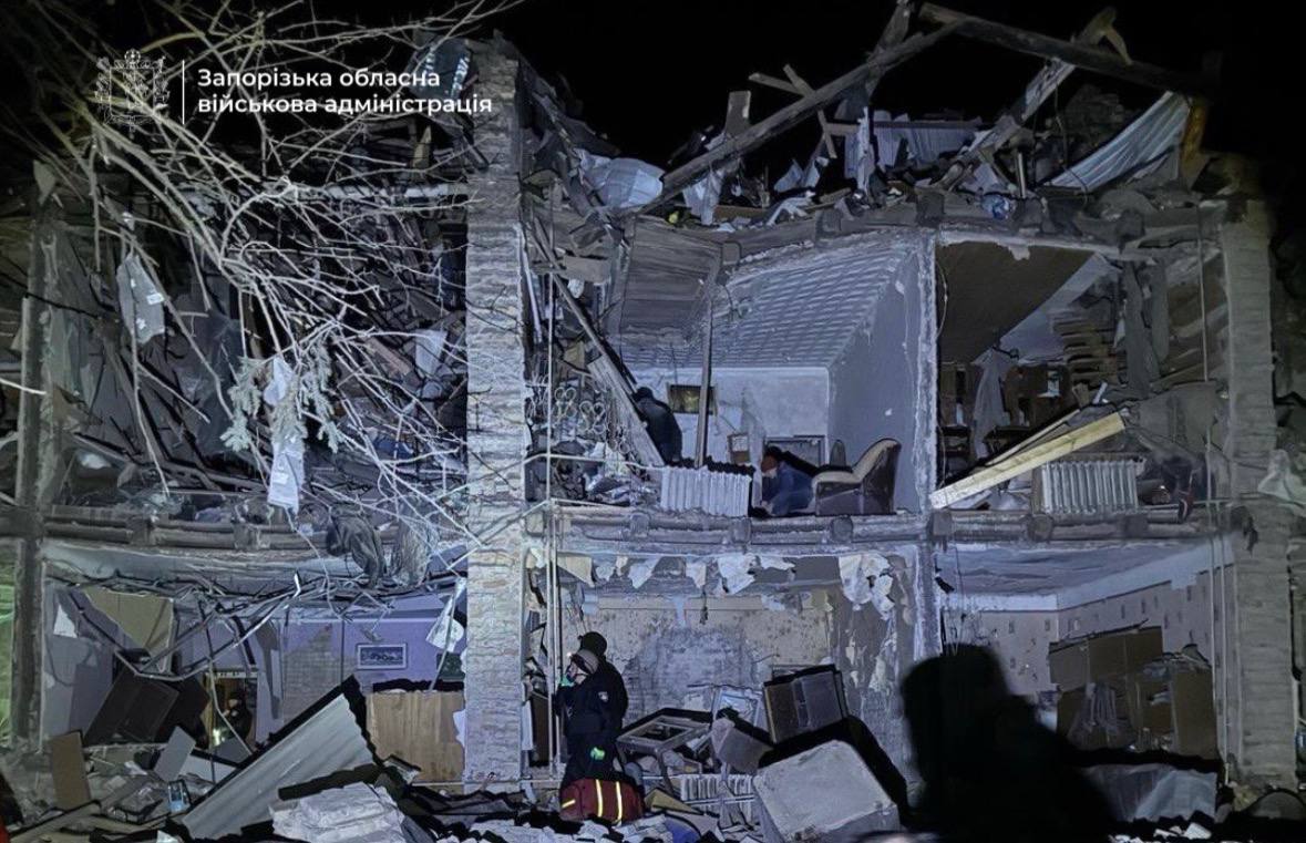 Ракетний удар РФ по Запоріжжю 23 січня 2025