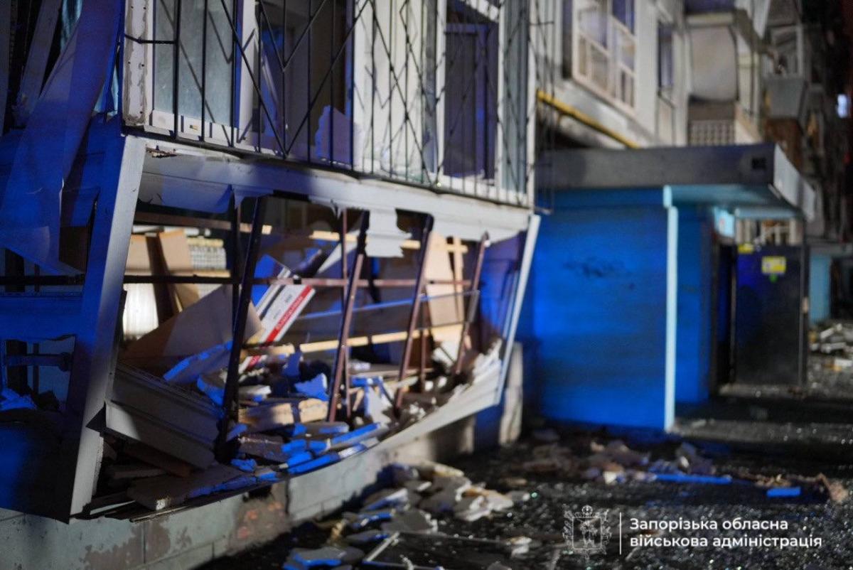 Ракетний удар РФ по Запоріжжю 23 січня 2025