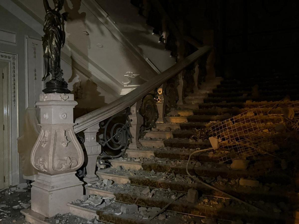 Наслідки удару РФ по центру Одеси