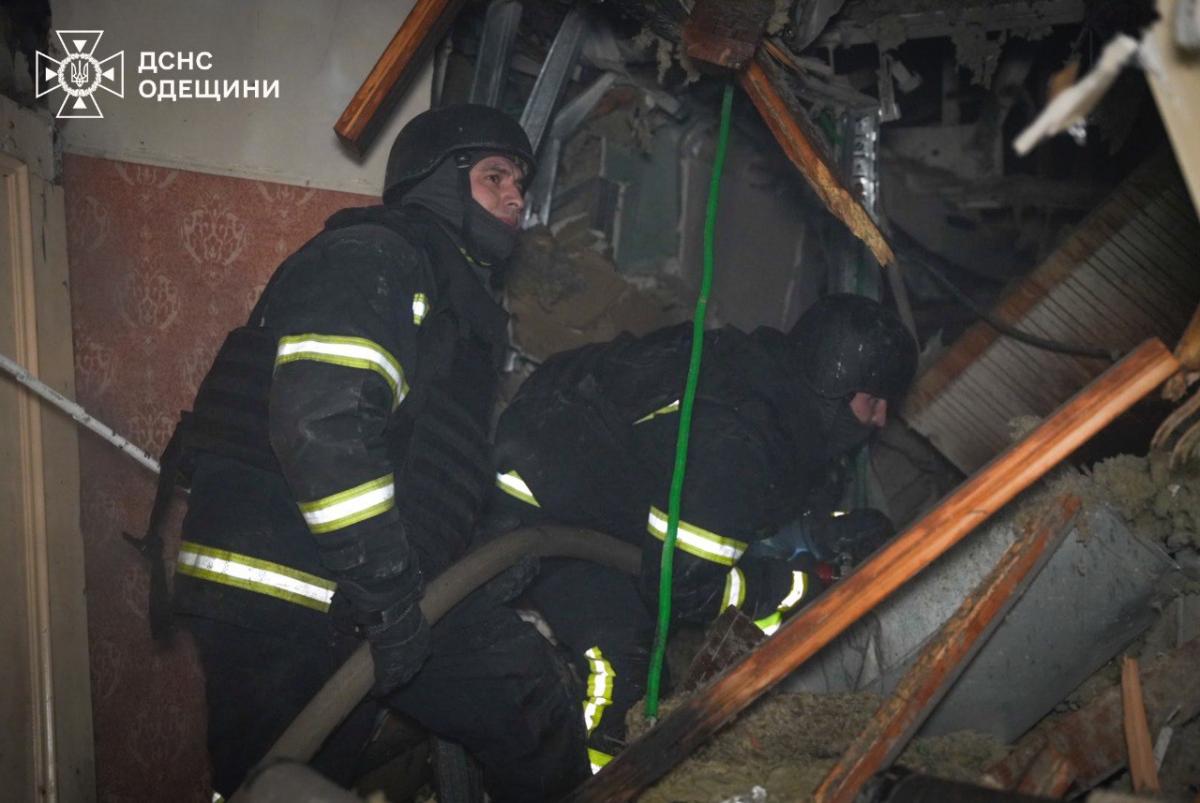 Наслідки удару РФ по центру Одеси