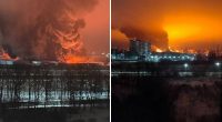 1600 м² охоплено вогнем: РФ всю ніч здригалась від вибухів - де палає