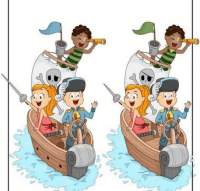 Піратська головоломка: знайдіть 7 відмінностей за 21 секунду