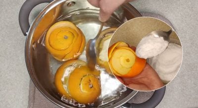 Для чего хозяйки кладут апельсиновые корки в соль: средство отмоет всю кухню