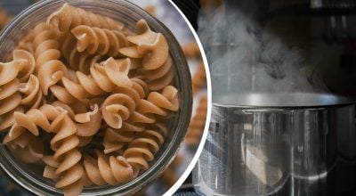 макарони, каструля