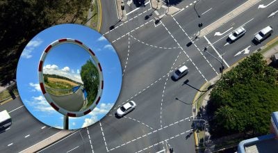 Більшість водіїв не здогадується: навіщо на дорогах встановлюють дзеркала Більшість водіїв не здогадується: навіщо на дорогах встановлюють дзеркала