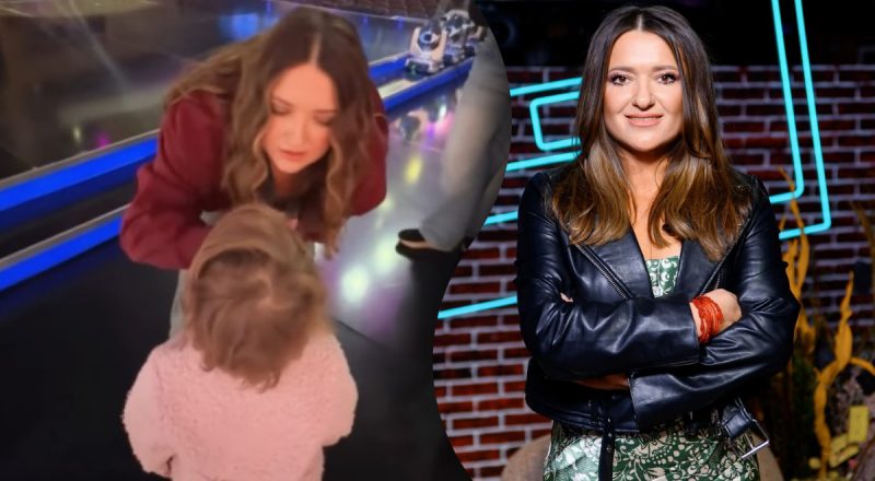 Наталія Могилевська вперше вивела молодшу доньку на сцену