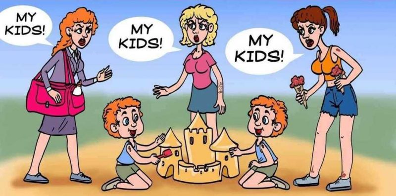 IQ-тест для интеллектуалов: определите по рисунку за 5 сек, кто настоящая мать