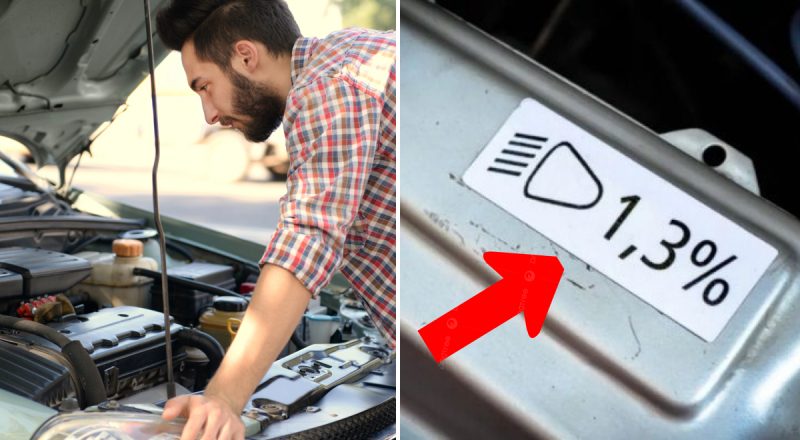 Прихована деталь: що означає наліпка під капотом у вигляді фари з відсотками