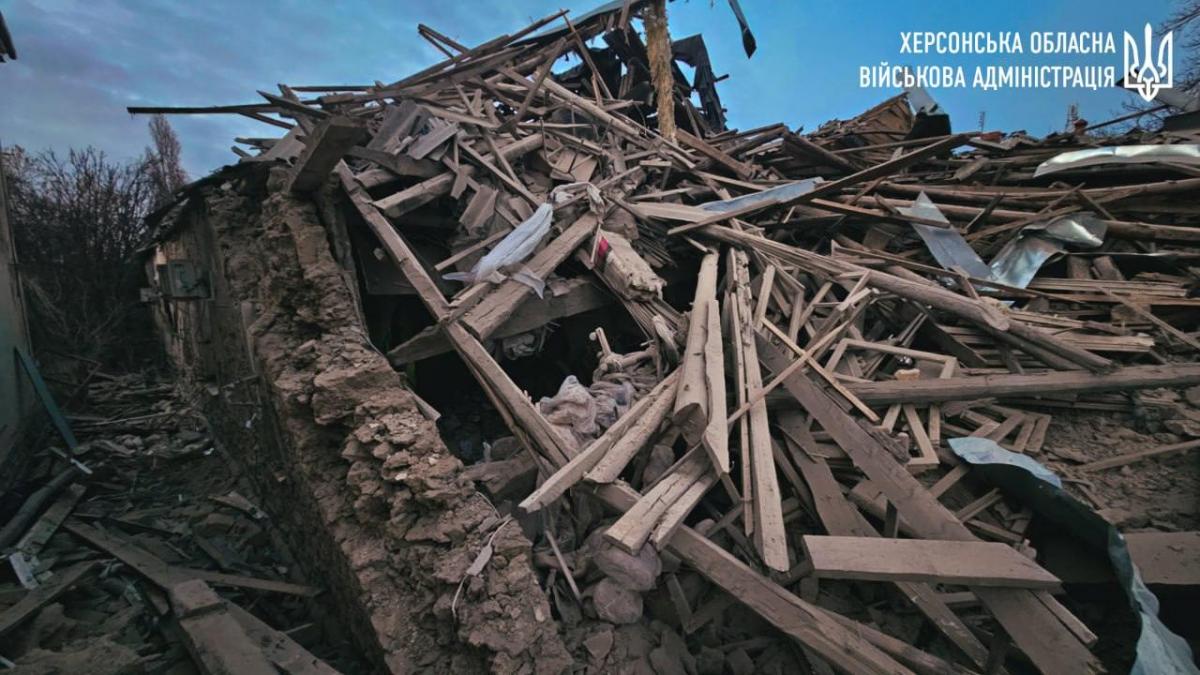 Удар по Херсону 2 лютого Удар по Херсону 2 лютого