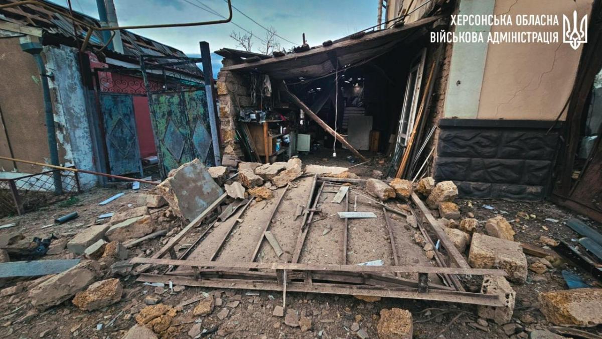 Удар по Херсону 2 лютого Удар по Херсону 2 лютого