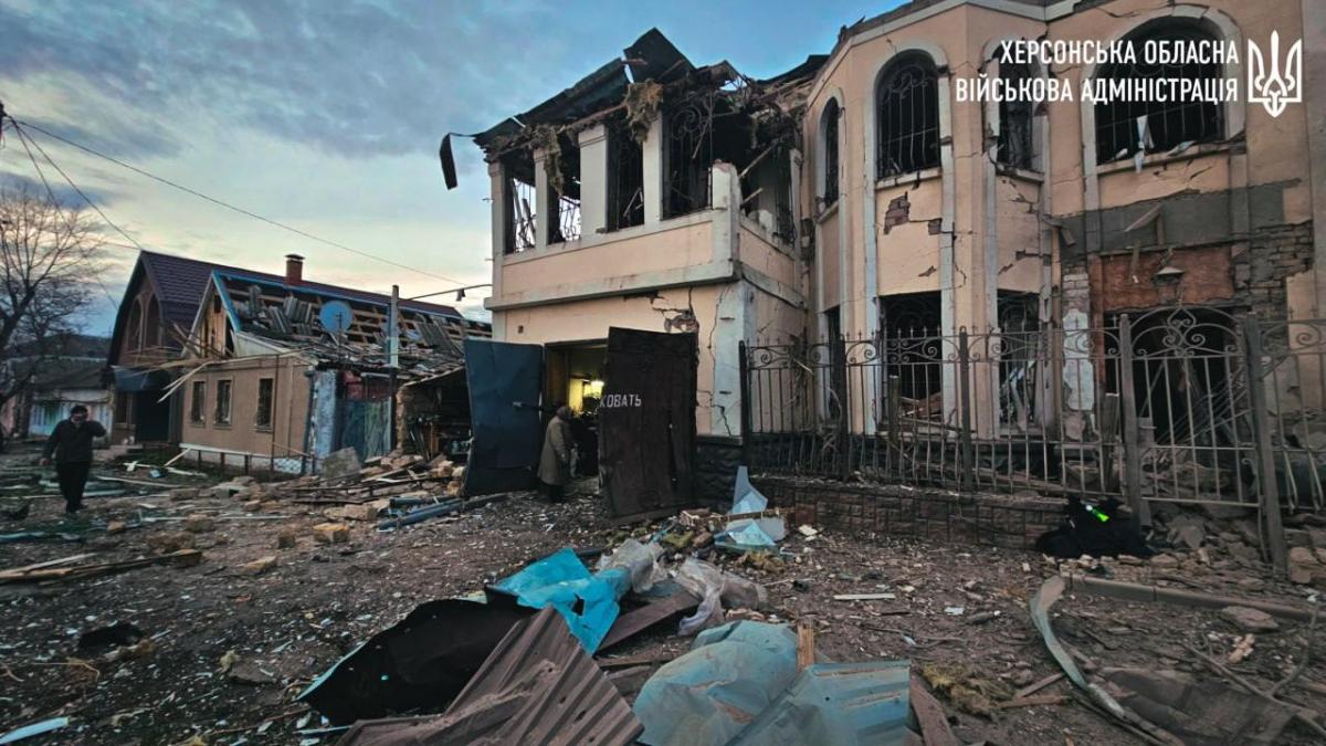 Удар по Херсону 2 лютого Удар по Херсону 2 лютого