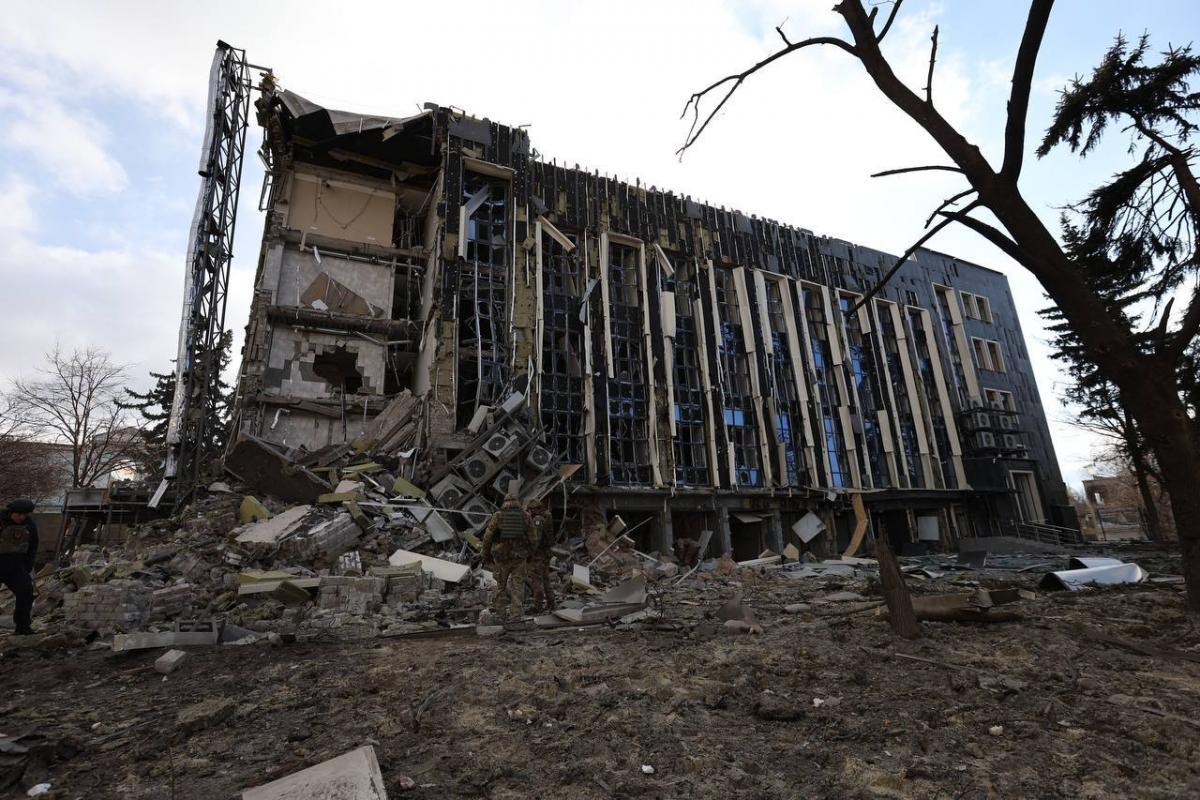 Наслідки удару РФ по Ізюму 4 лютого