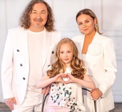 Юлія Проскурякова з родиною