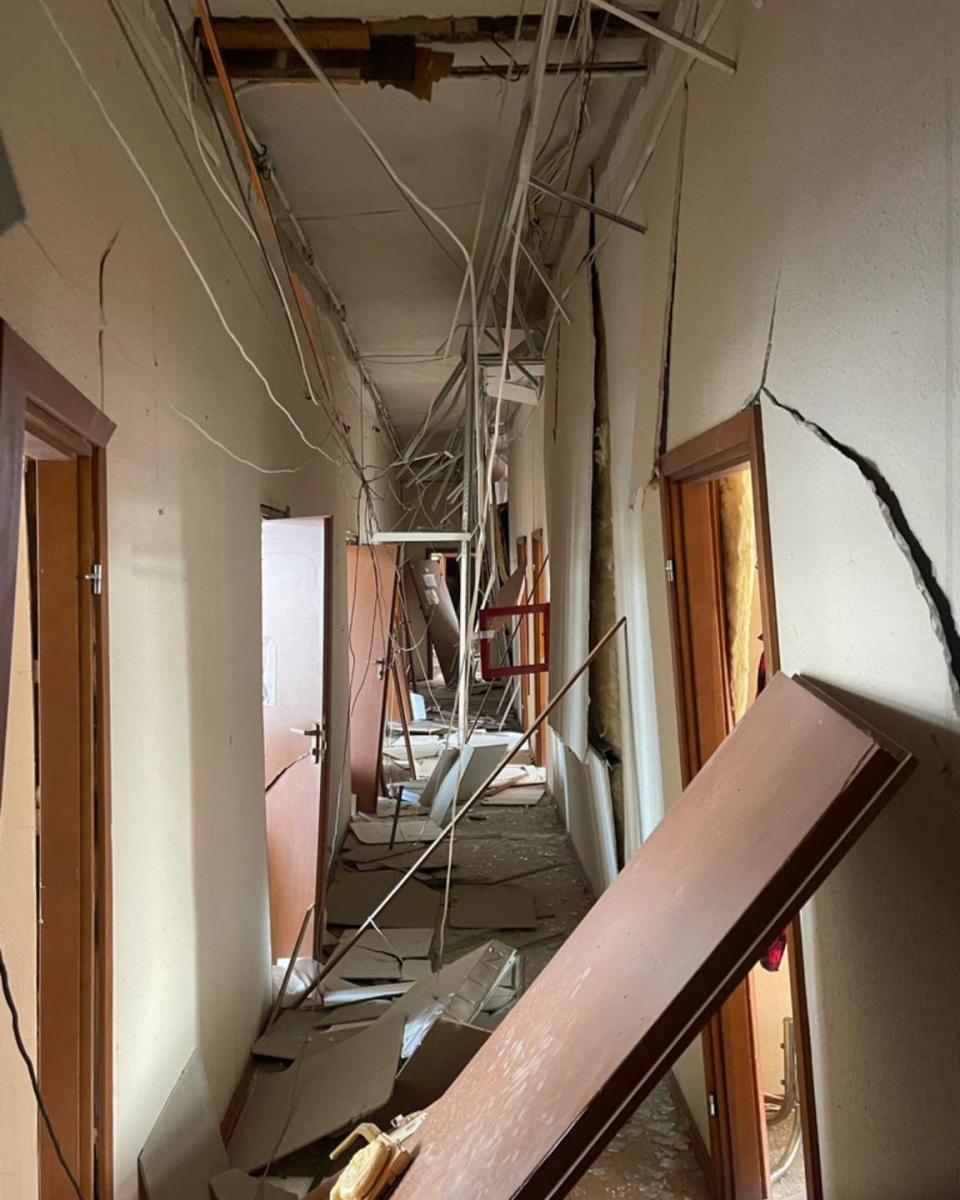 У Києві через ракетну атаку постраждали офіси каналів У Києві через ракетну атаку постраждали офіси каналів