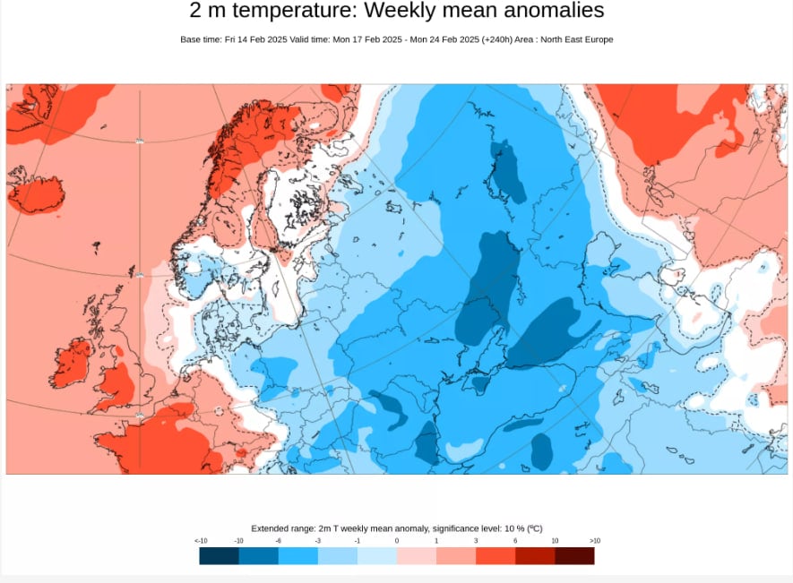 Вдарить мороз до -21°С: аномальний холод насувається на Україну