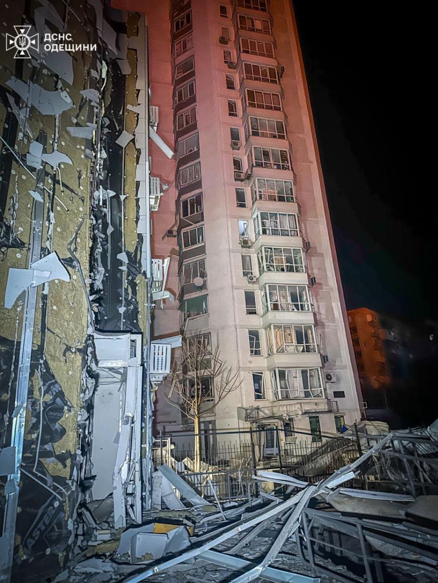 Удар Росії по Одесі 19 лютого