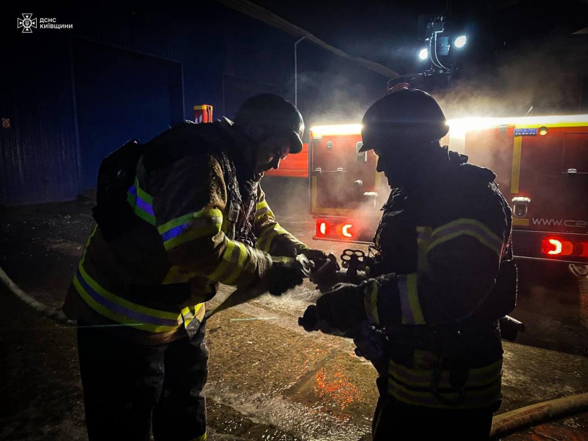 Наслідки удару окупантів по Київській області в ніч на 22 лютого 2025