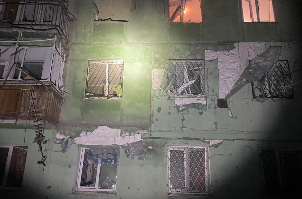 Наслідки удару РФ по Дніпропетровській області в ніч на 22 лютого 2025