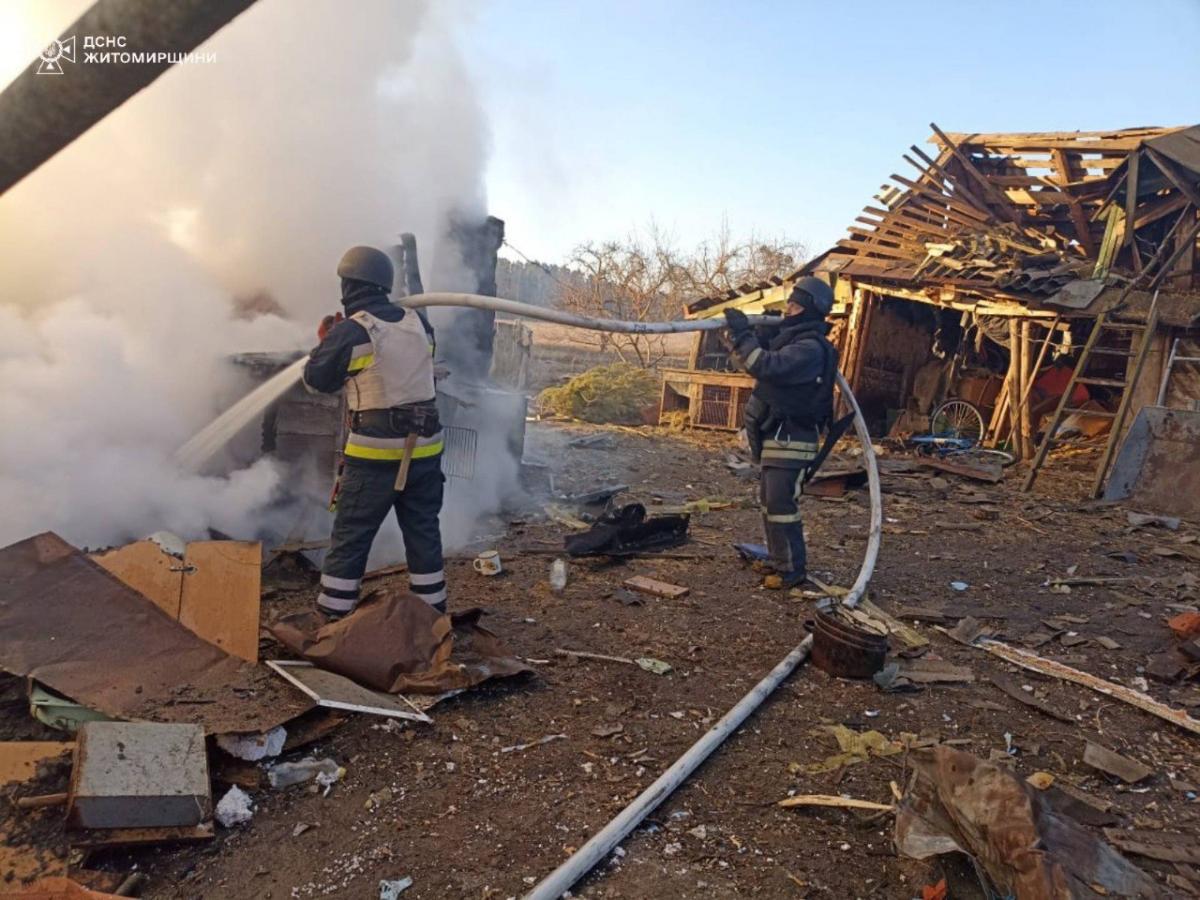 Удар по Житомирській області Удар по Житомирській області