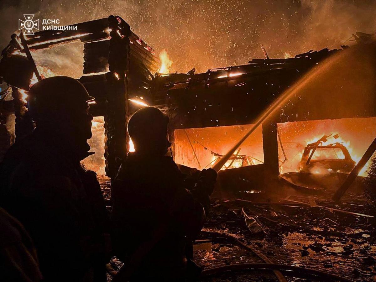 Наслідки атаки на Київщину Наслідки атаки на Київщину