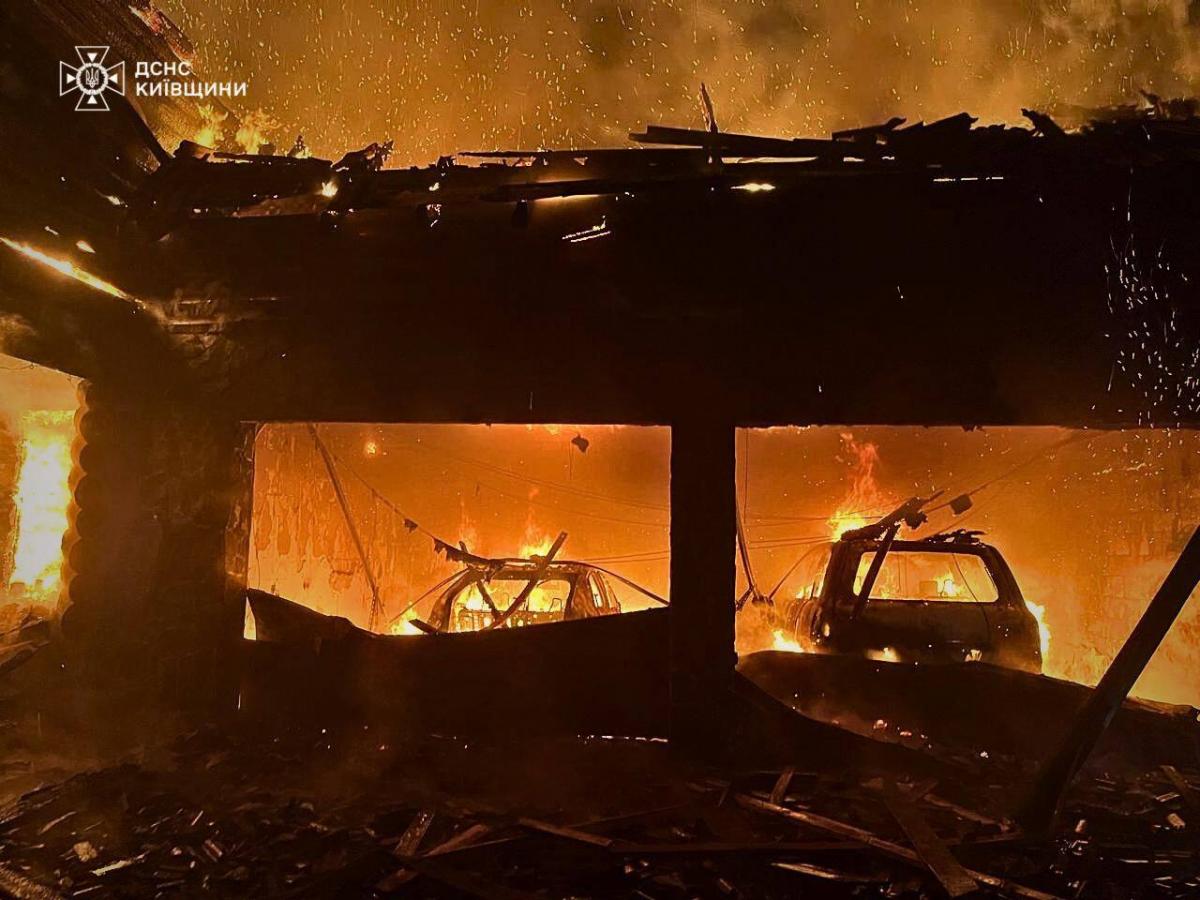 Наслідки атаки на Київщину Наслідки атаки на Київщину