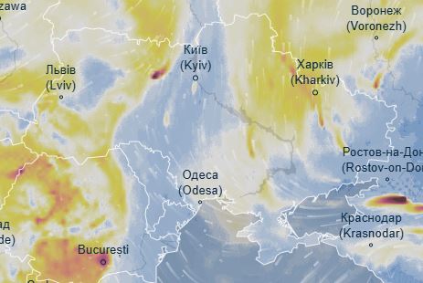 Загрязнения воздуха 1 марта 2025