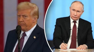 Трамп в феврале обращался к Путину с просьбой о помощи - Bloomberg
