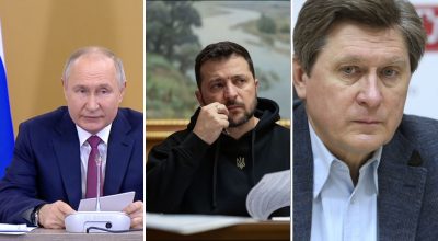 Володимир Фесенко, Володимир Путін, Володимир Зеленський Володимир Фесенко, Володимир Путін, Володимир Зеленський