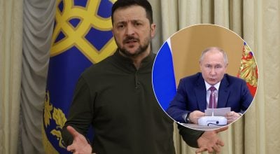 Володимир Зеленський, Путін