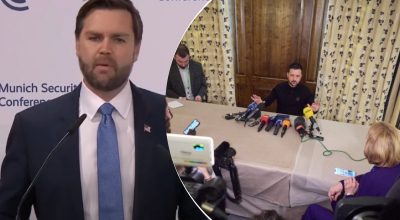 Джей Ді Венс, Володимир Зеленський Джей Ді Венс, Володимир Зеленський