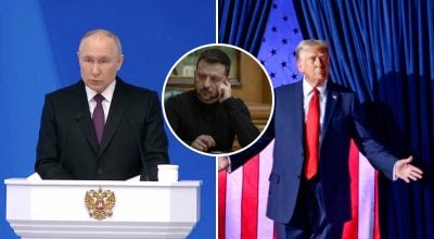 Трамп, Путин, Зеленский
