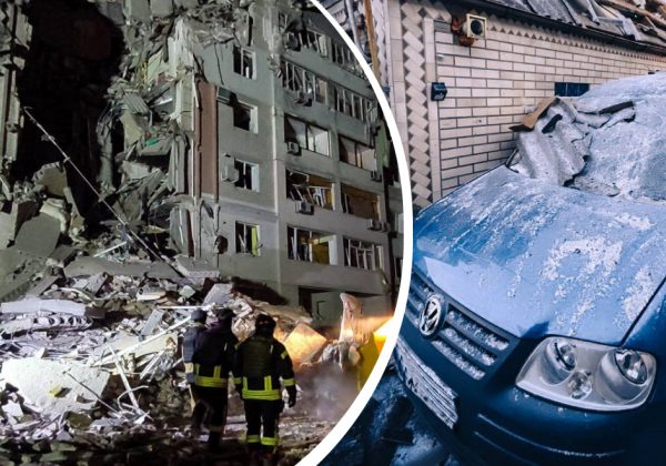 РФ вдарила 161-м дроном і 14-ма ракетами: постраждали 4 області, зруйнований під’їзд