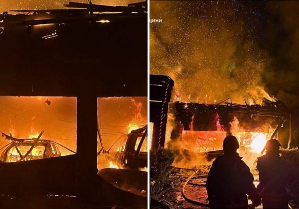 Дрони РФ атакували Харків і Київщину: спалахнули пожежі, загинула людина