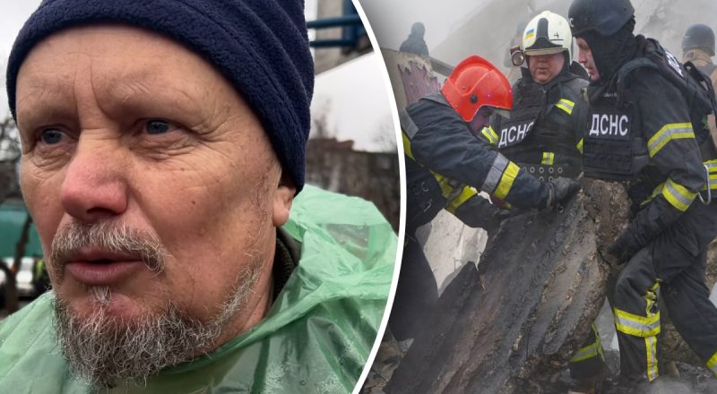 Погибли все: мужчина потерял семью в результате вражеского удара по Полтаве