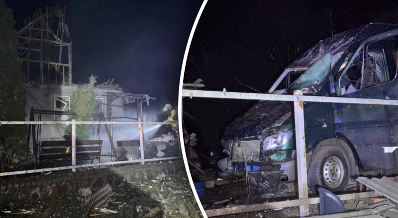 РФ атаковала Украину ракетами и дронами: возник пожар, есть пострадавшие