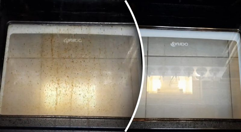 До блеска за 15 минут: как правильно чистить стеклянную дверцу духовки