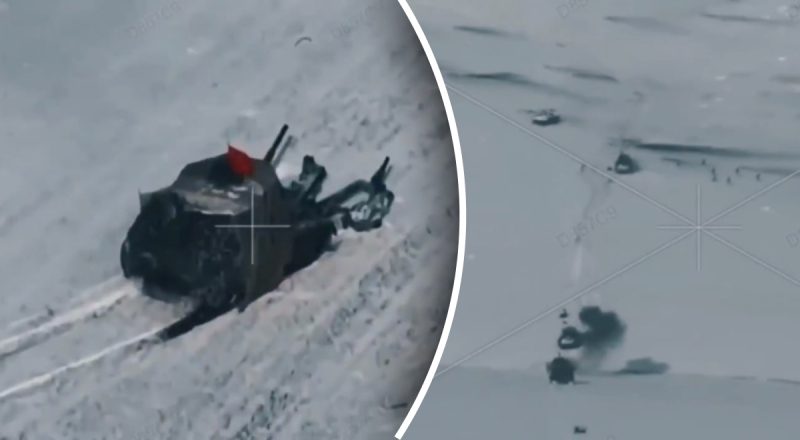 Россияне шли, "как на параде": ВСУ разгромили колонну с флагами СССР на Курщине