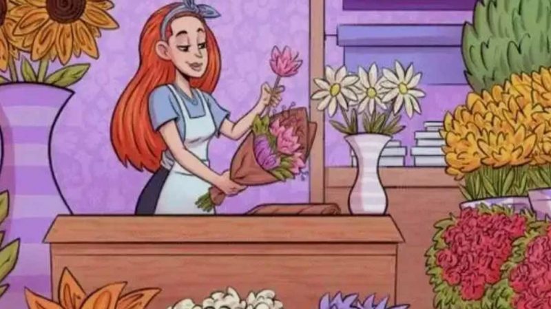 IQ-тест для тех, у кого HD-зрение: найдите 3 скрытых среди цветов лица за 15 сек