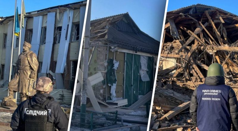 "Пряме влучання": росіяни КАБом рознесли центр Золочева під Харковом