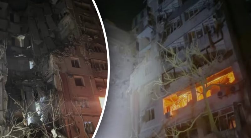 В Херсоне российская авиабомба разнесла многоэтажку: пострадали близнецы