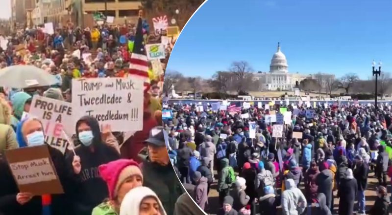 Американцы массово выступают против Трампа: сколько процентов не поддерживают его