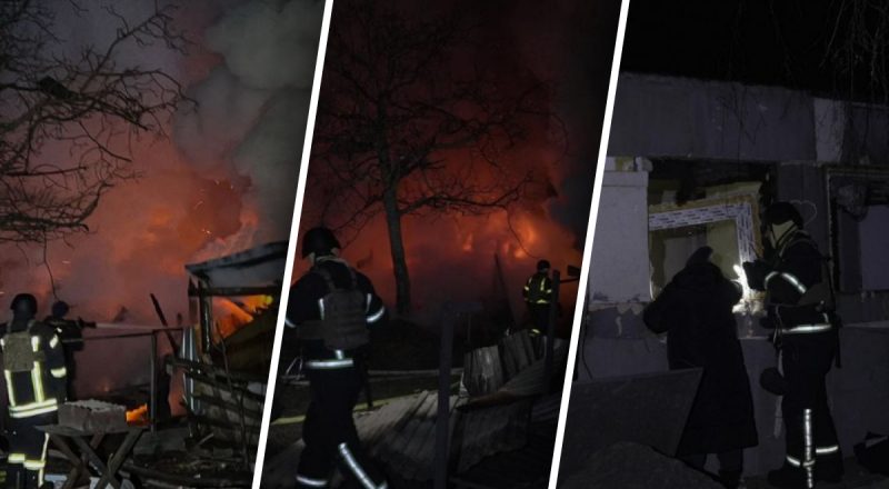 Російські дрони атакували вночі Київ, будинки та машини горіли в трьох районах