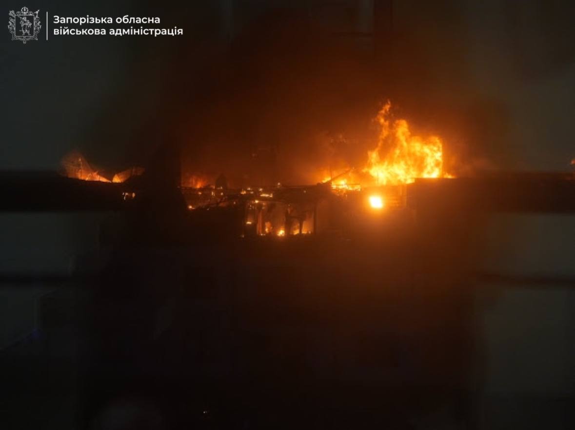 Наслідки удару РФ по Запоріжжі