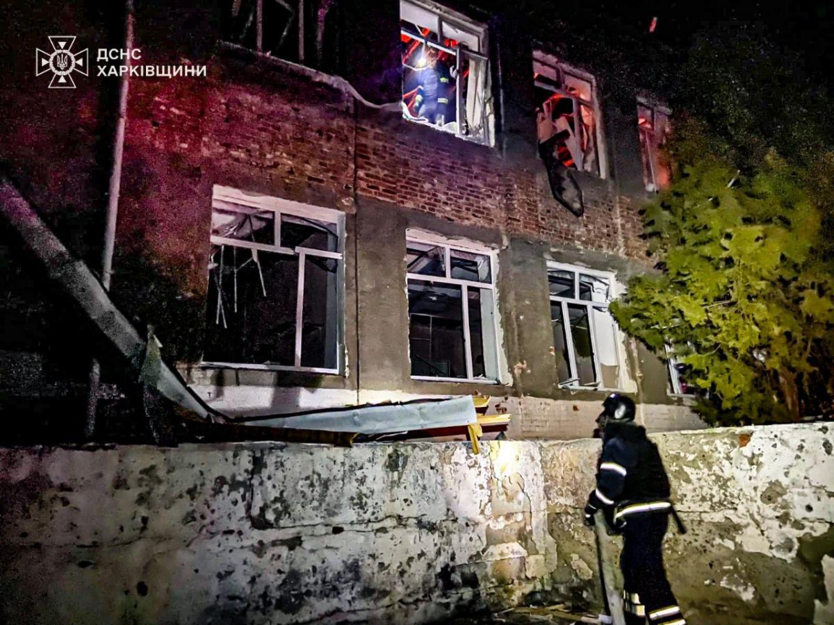 Наслідки нічної атаки на Харківщину Наслідки нічної атаки на Харківщину