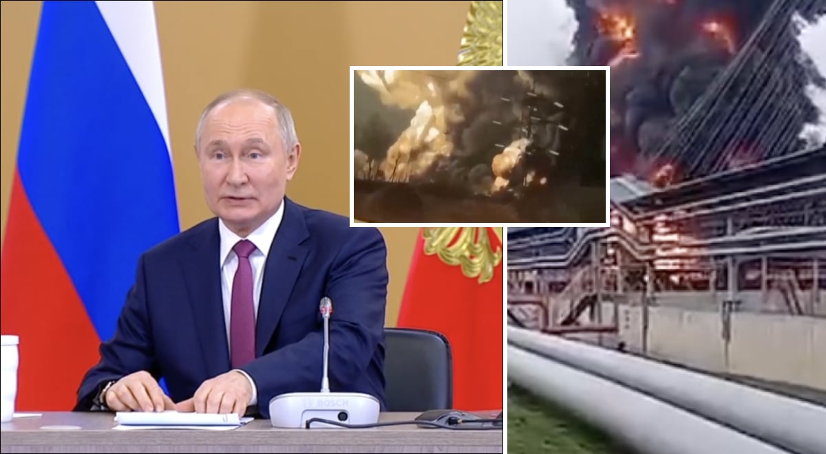 Путін, атаки на нафтопереробні заводи Путін, атаки на нафтопереробні заводи